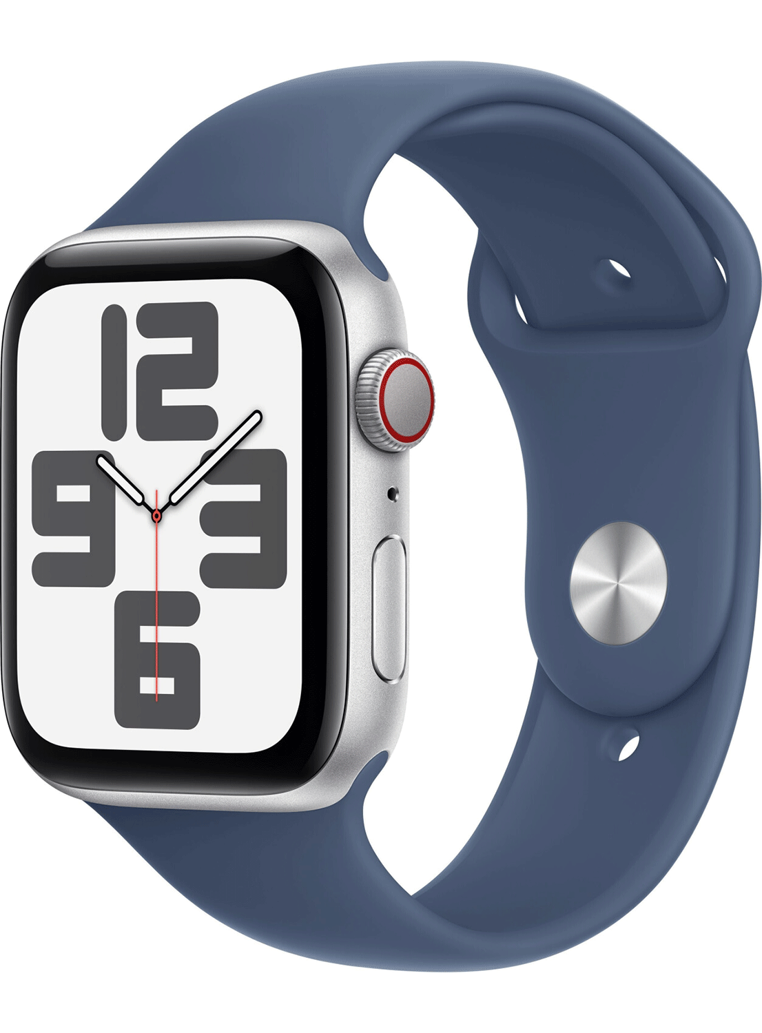 Apple Watch SE 2022 (GPS+Cellular) Aluminium Case 44mm avec bracelet en silicone