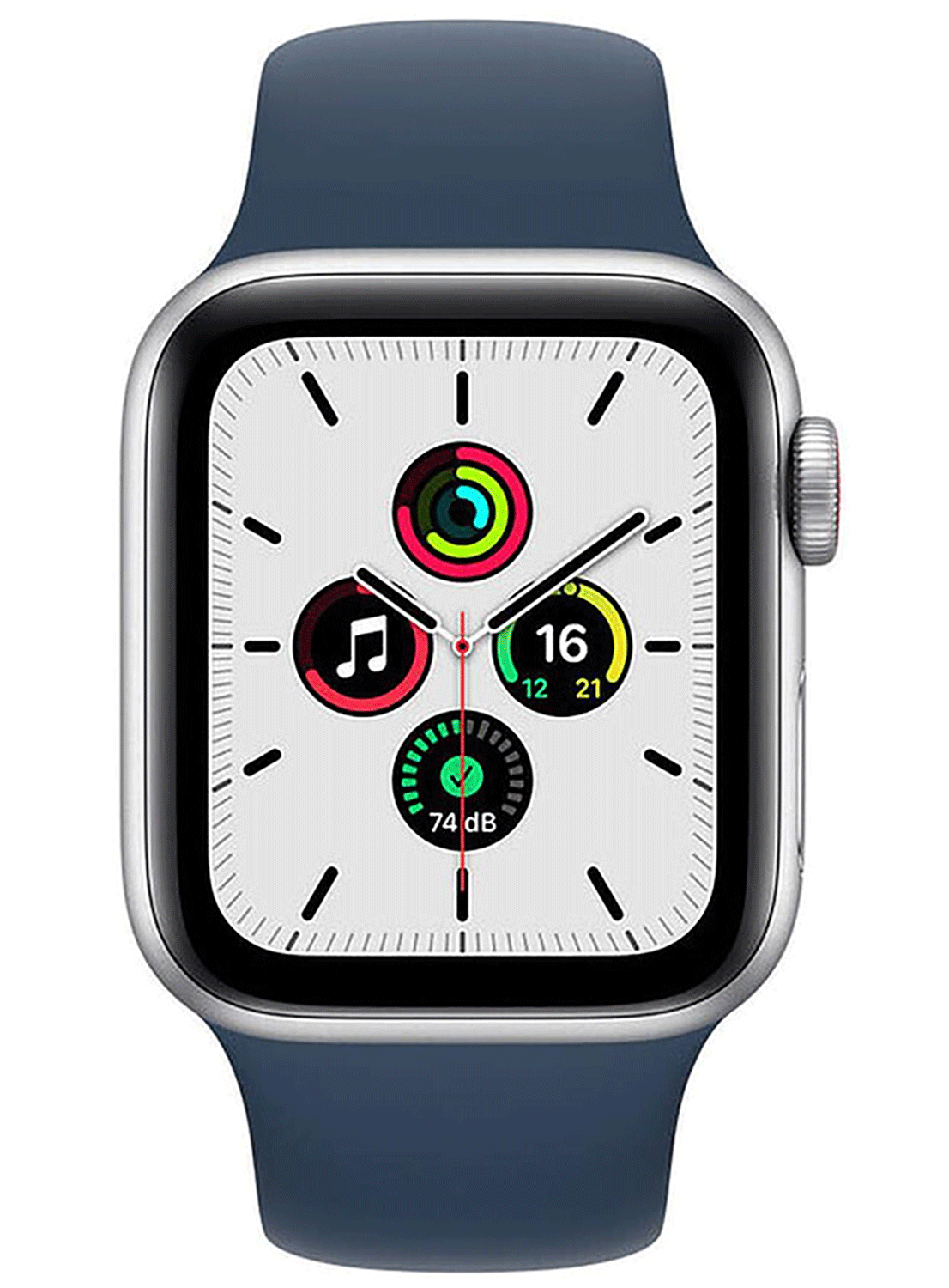 Apple Watch SE (GPS+Cellular) Aluminium Case 40mm avec bracelet en silicone