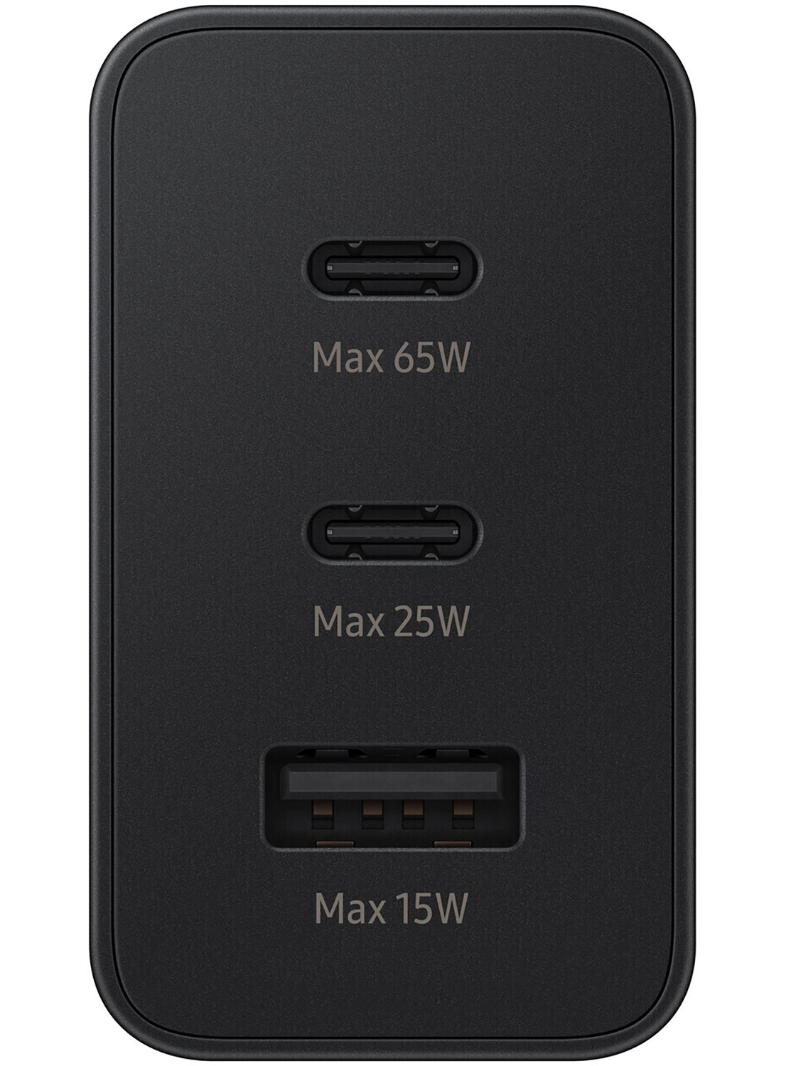 Samsung Adaptateur de charge rapide Trio 65 Watt EP-T6530N (USB, 2 x USB-C)