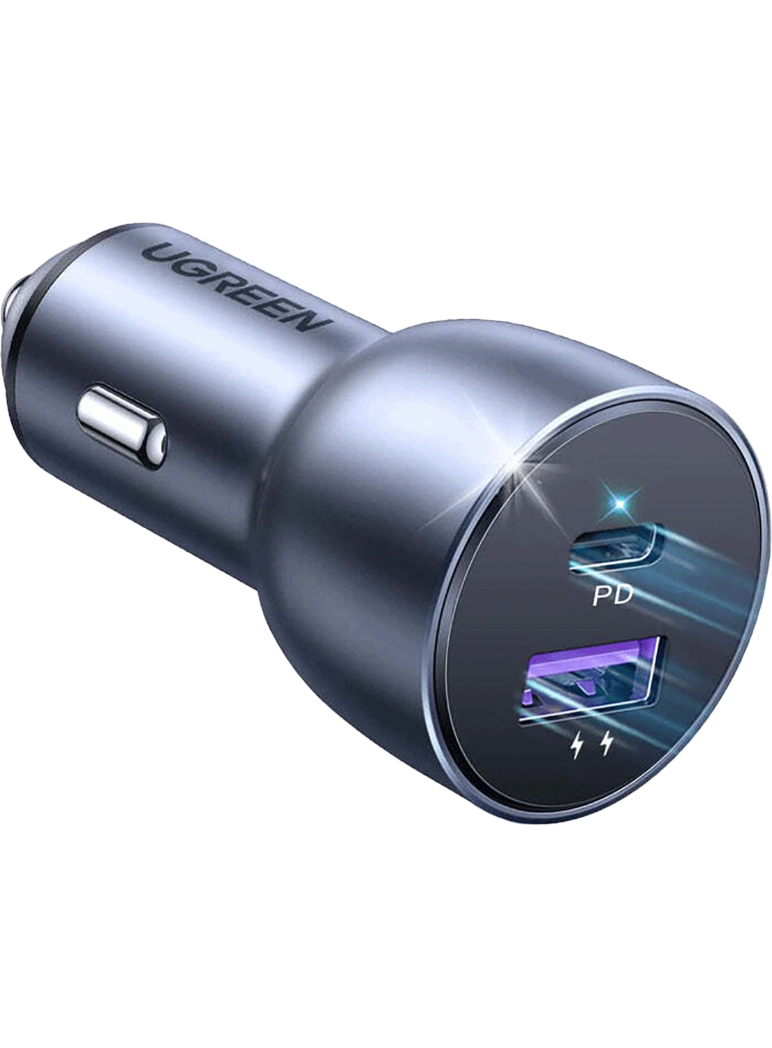 UGREEN USB C Chargeur voiture allume-cigare 52,5W PD 30W & SCP 22,5W/QC 18W