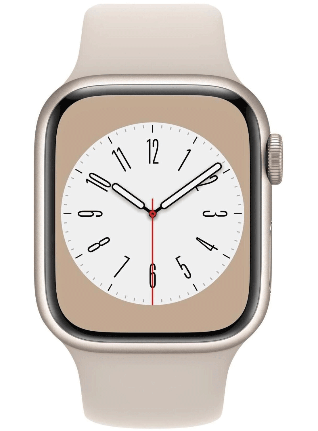 Apple Watch Series 8 GPS 41mm Aluminium Case avec bracelet en silicone