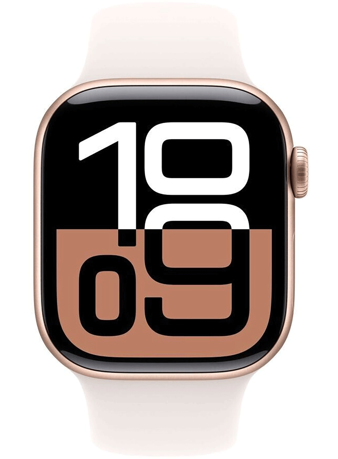Apple Watch Series 10 GPS 46mm Aluminium Case avec bracelet en silicone