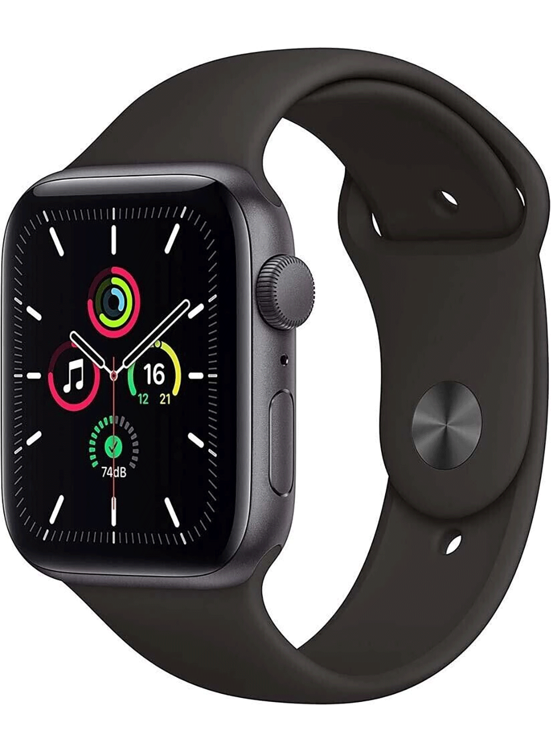 Apple Watch SE (GPS+Cellular) Aluminium Case 40mm avec bracelet en silicone