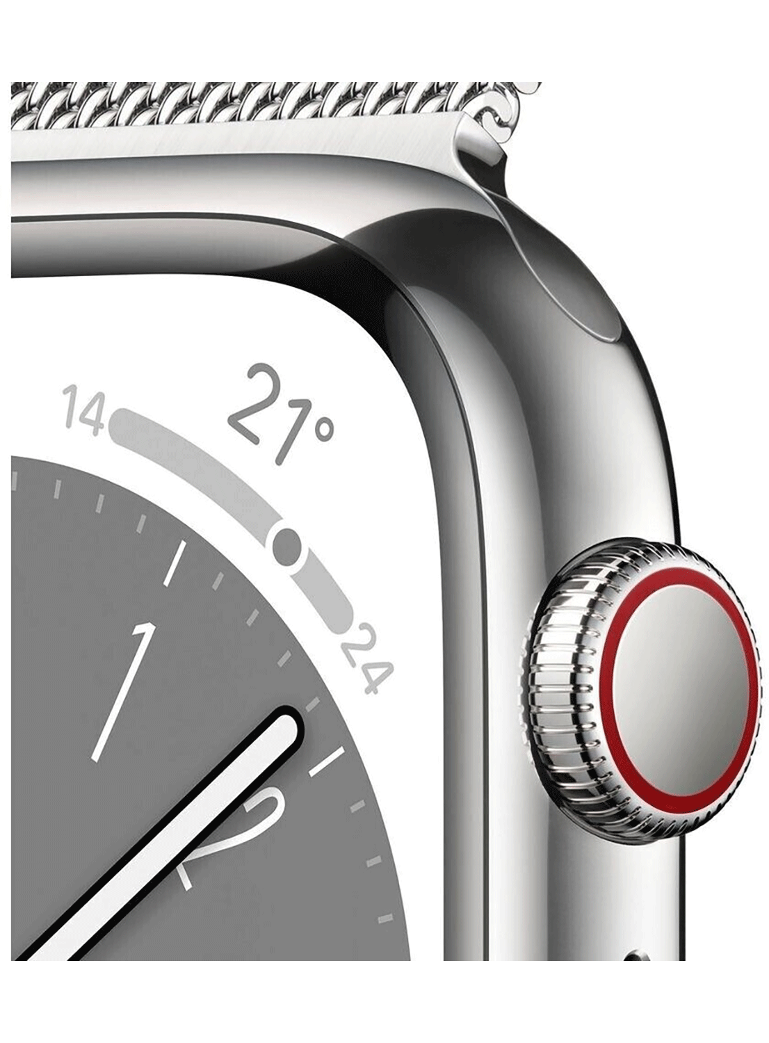 Apple Watch Series 8 4G 45mm acier inoxydable Case