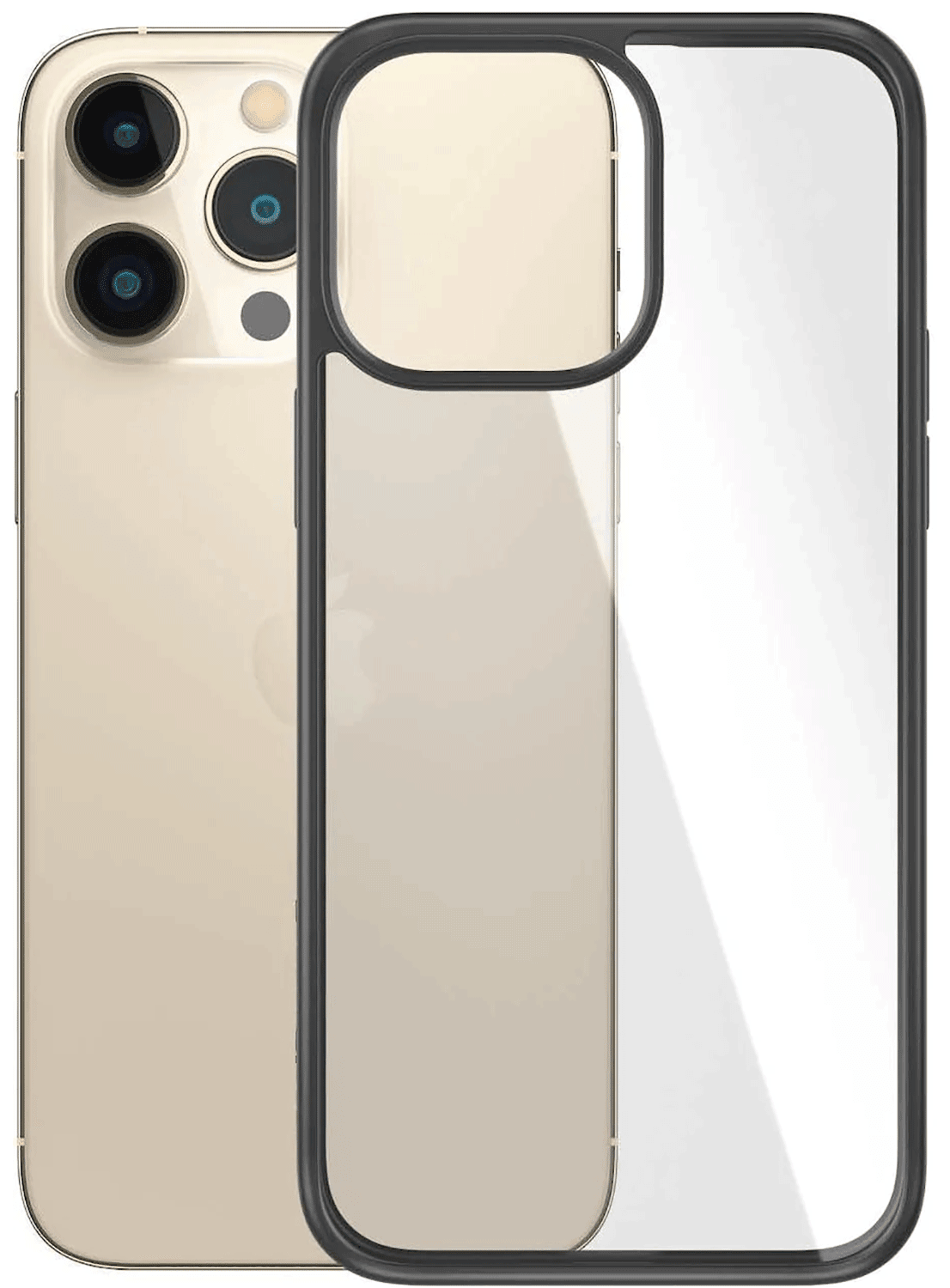 PanzerGlass Clear Case Black Edition für Apple iPhone 14 Pro Max - CarbonPhone
