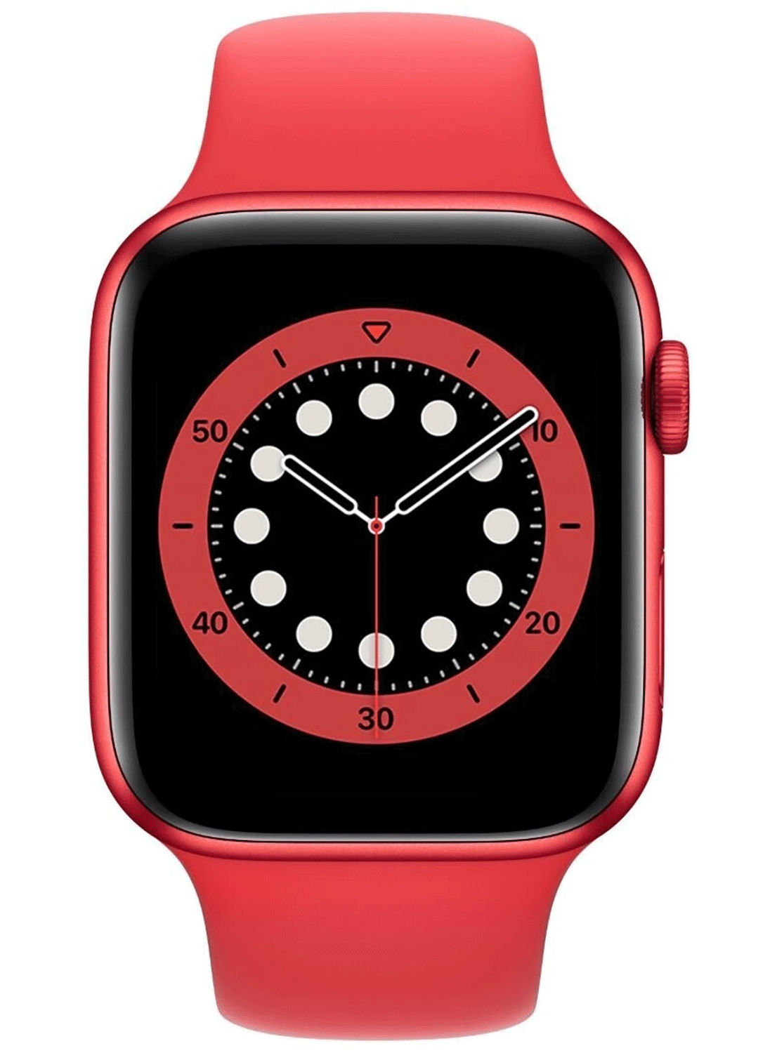 Apple Watch 6 GPS 44mm Aluminium Case avec bracelet en silicone