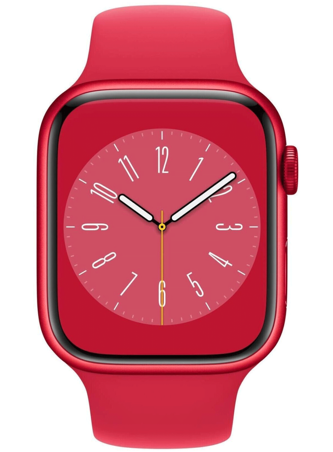 Apple Watch Series 8 4G 45mm Aluminium Case avec bracelet en silicone