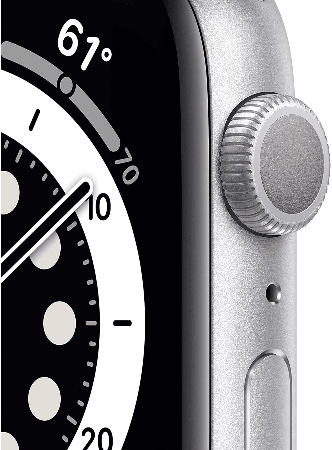 Apple Watch 6 LTE 40mm Aluminium Case avec bracelet en silicone