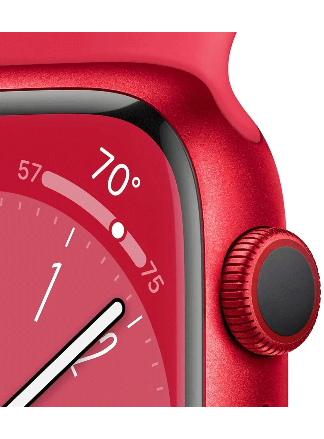 Apple Watch Series 8 GPS 41mm Aluminium Case avec bracelet en silicone