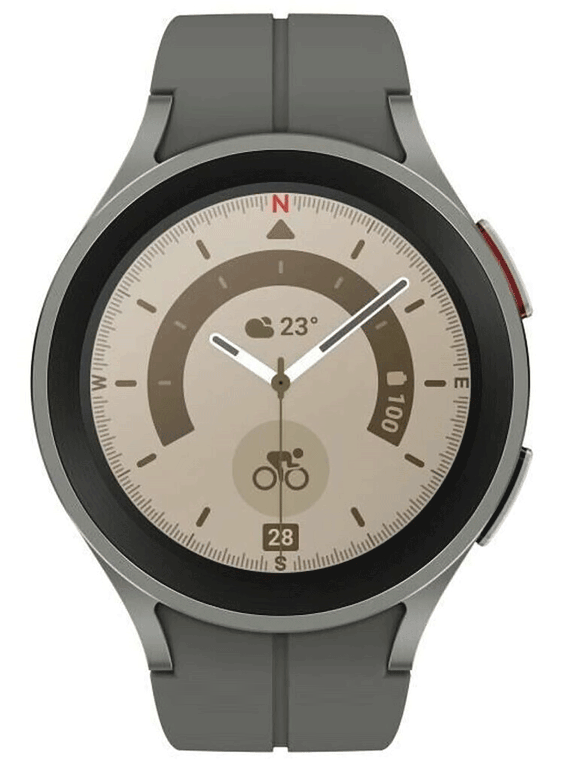 Samsung Galaxy Watch 5 Pro LTE 45mm SM-R925F mit Silicon Armband - CarbonPhone