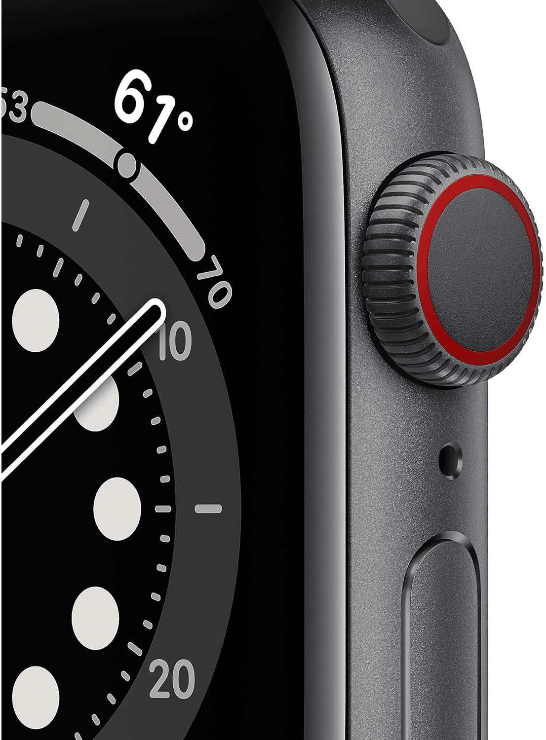 Apple Watch 6 LTE 40mm Aluminium Case avec bracelet en silicone