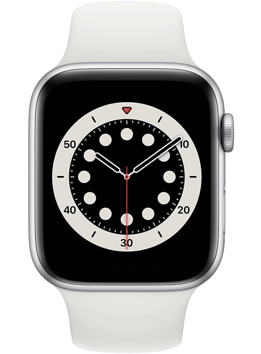 Apple Watch 6 GPS 44mm Aluminium Case avec bracelet en silicone