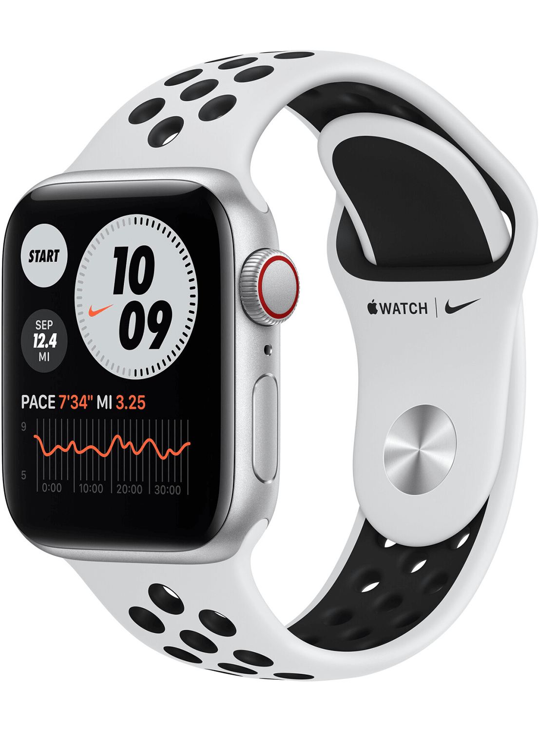 Apple Watch SE NIKE LTE 40mm Aluminium Case mit Silicon Armband - CarbonPhone