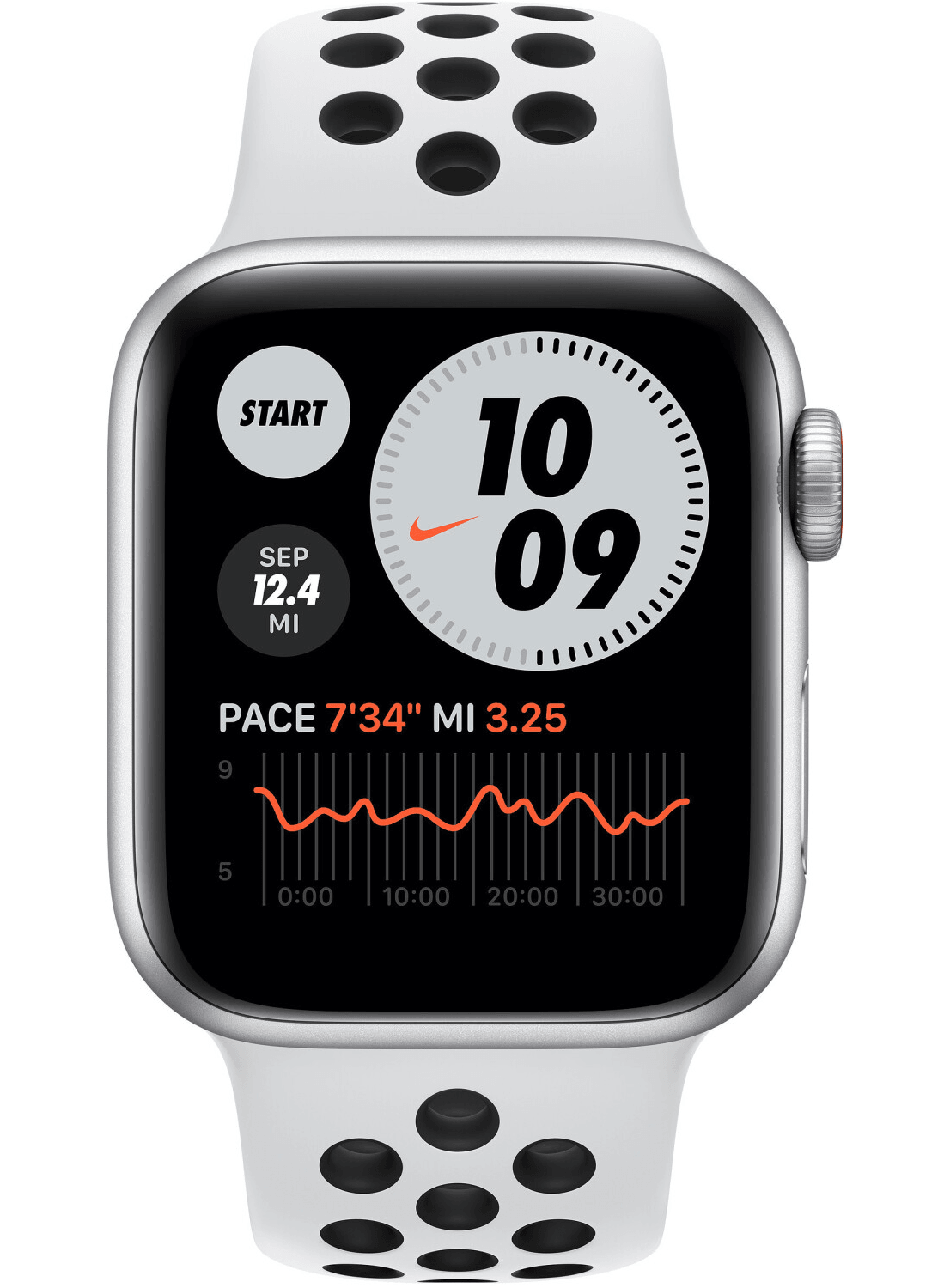 Apple Watch SE NIKE LTE 40mm Aluminium Case mit Silicon Armband - CarbonPhone
