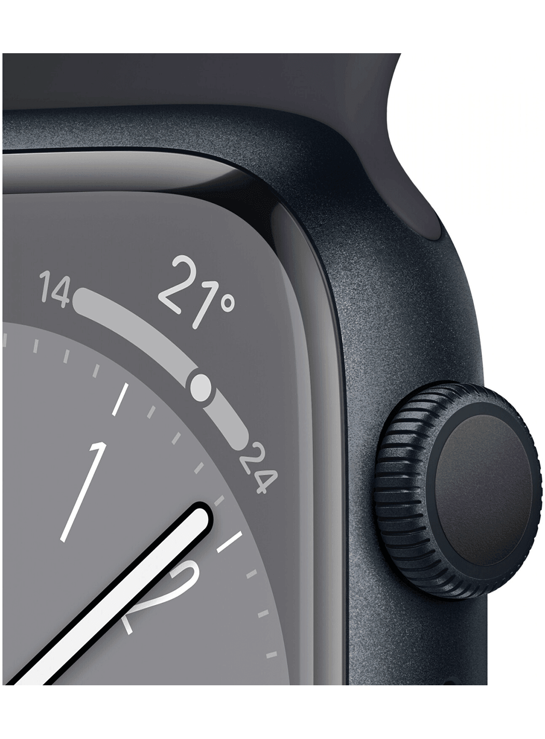 Apple Watch Series 8 4G 45mm Aluminium Case avec bracelet en silicone