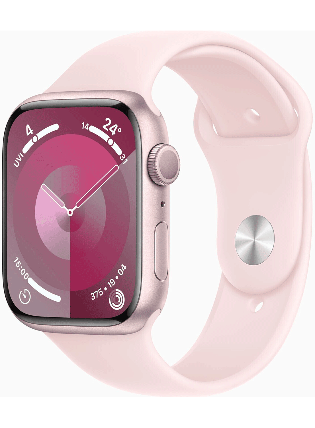 Apple Watch Series 9 GPS 45mm Aluminium Case mit Silicon Armband - CarbonPhone