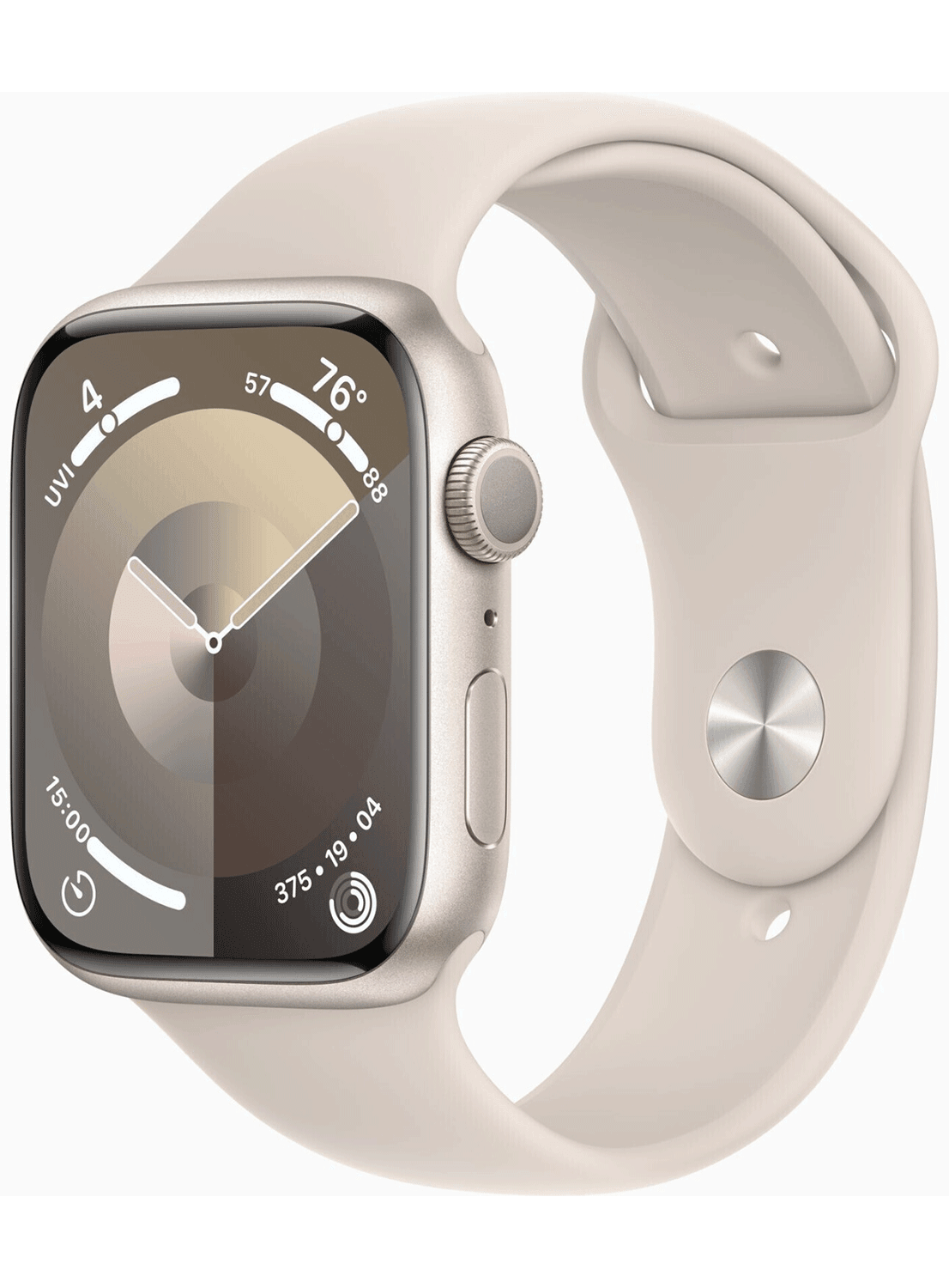 Apple Watch Series 9 GPS 45mm Aluminium Case mit Silicon Armband - CarbonPhone