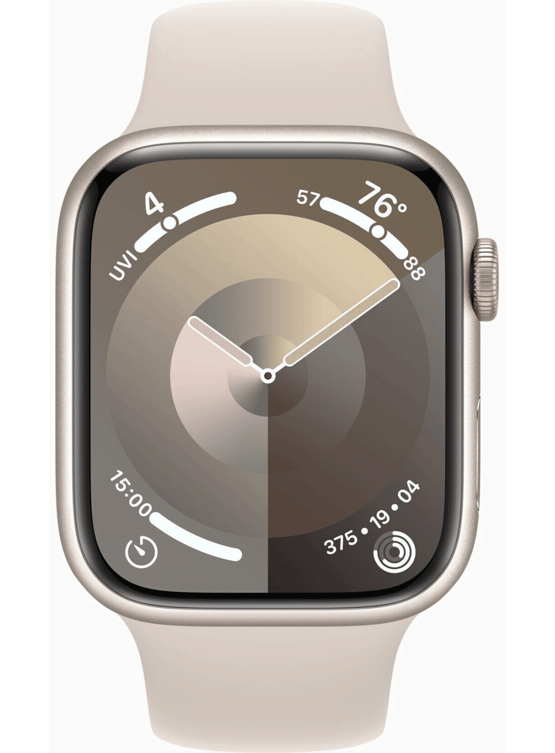 Apple Watch Series 9 GPS 45mm Aluminium Case mit Silicon Armband - CarbonPhone