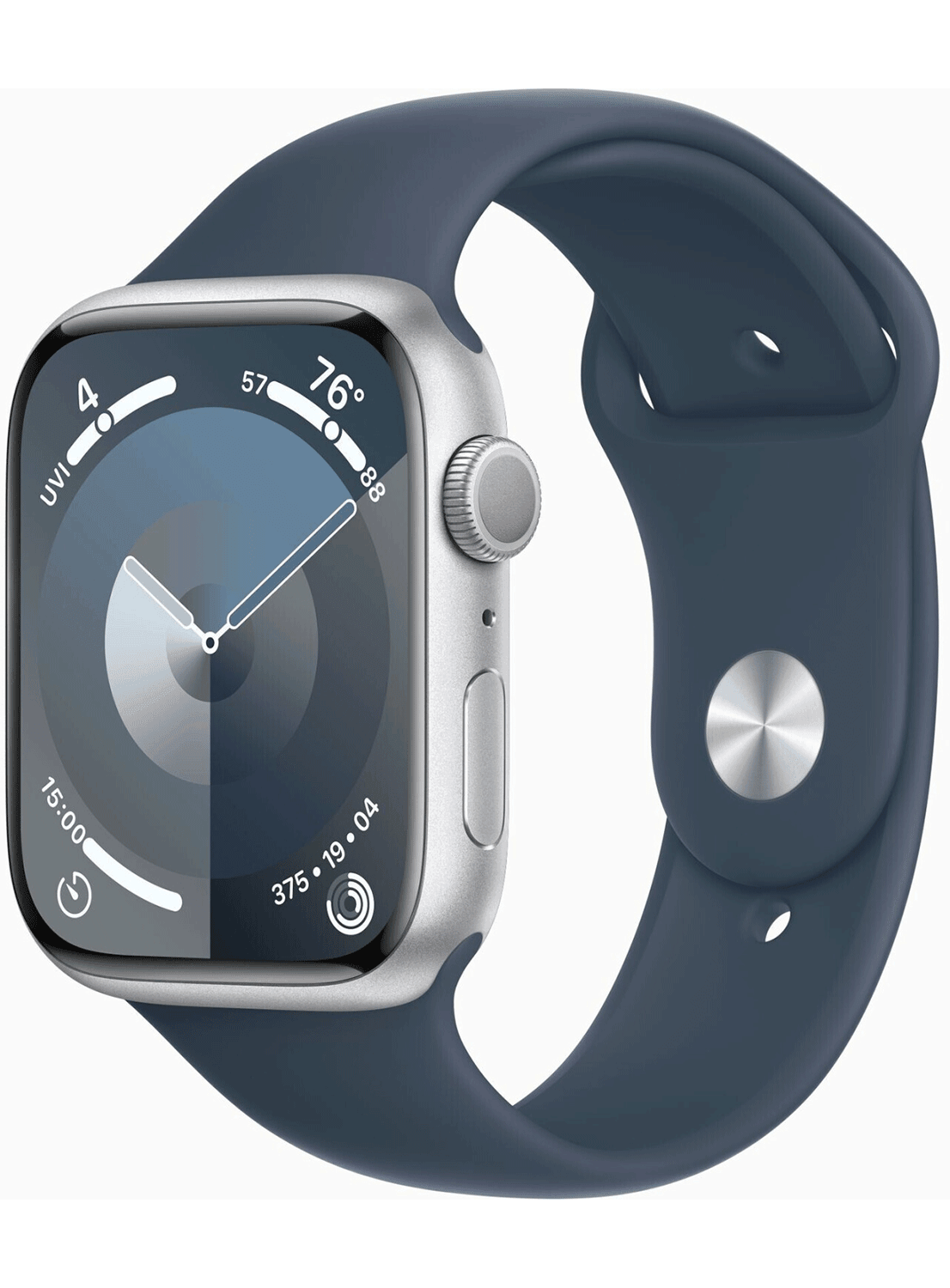 Apple Watch Series 9 GPS 45mm Aluminium Case mit Silicon Armband - CarbonPhone
