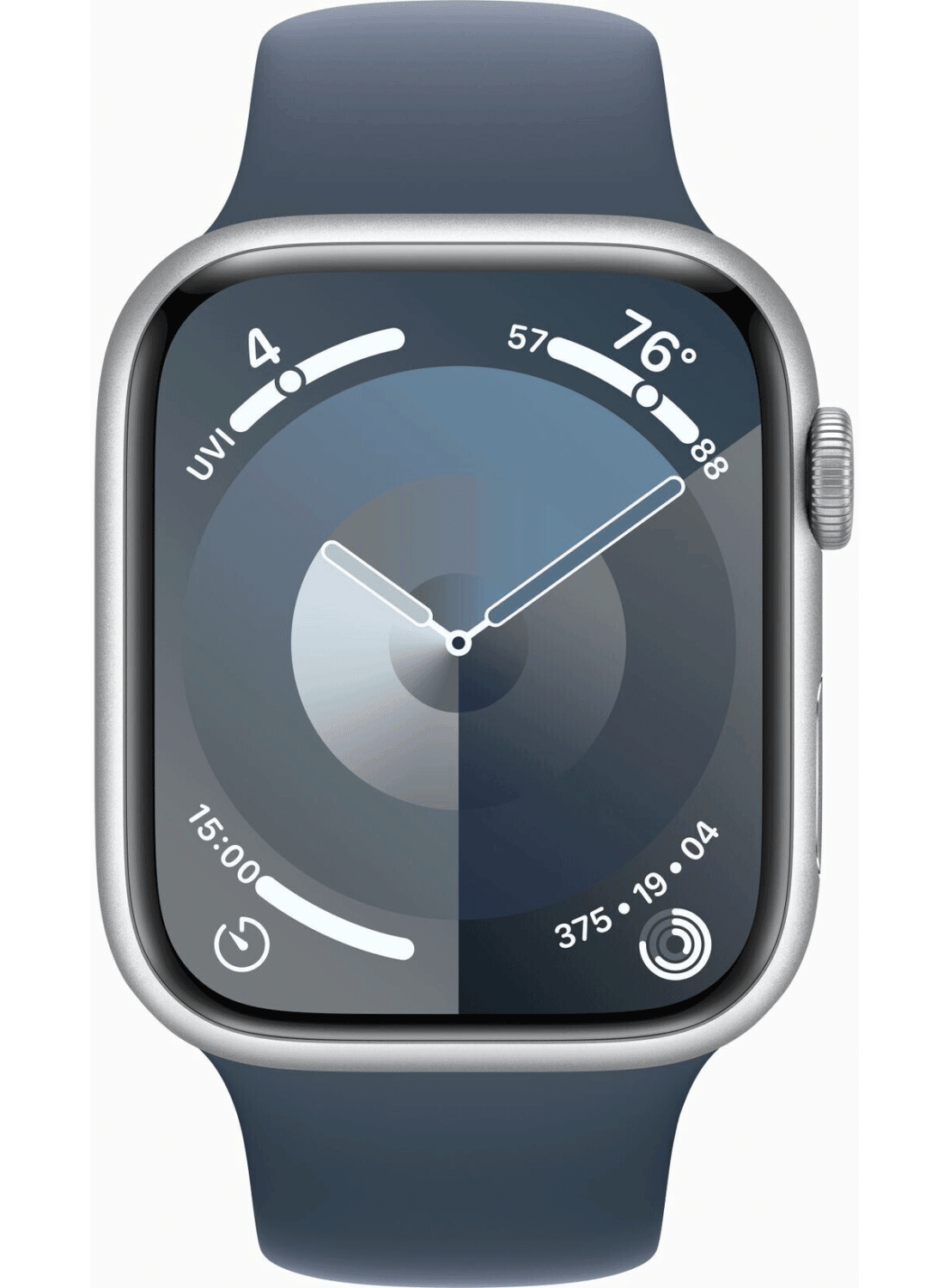 Apple Watch Series 9 GPS 45mm Aluminium Case mit Silicon Armband - CarbonPhone