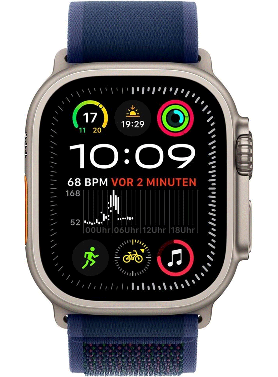 Apple Watch Ultra 2 49mm Titanium Case avec bracelet en nylon
