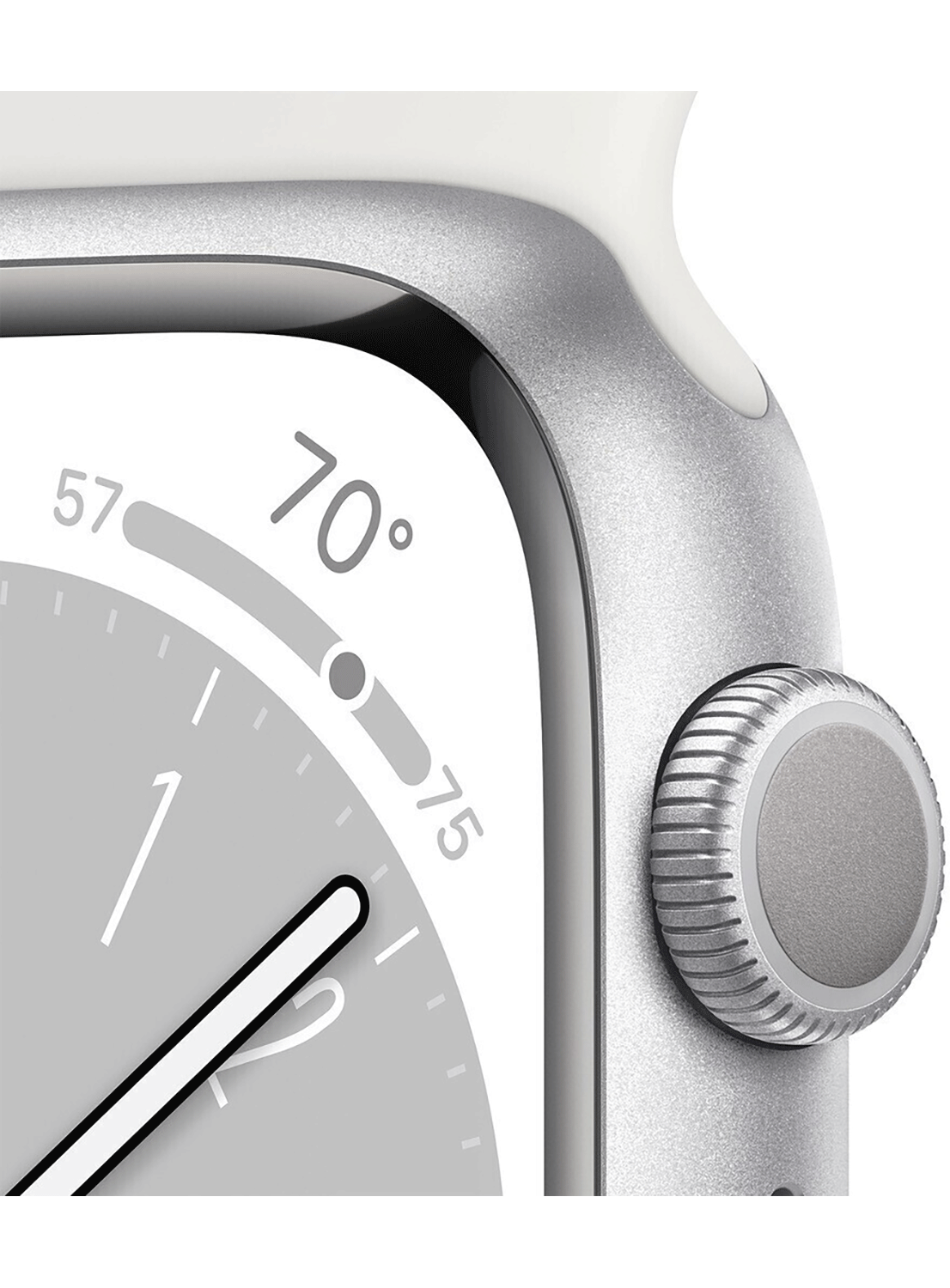 Apple Watch Series 8 4G 45mm Aluminium Case avec bracelet en silicone