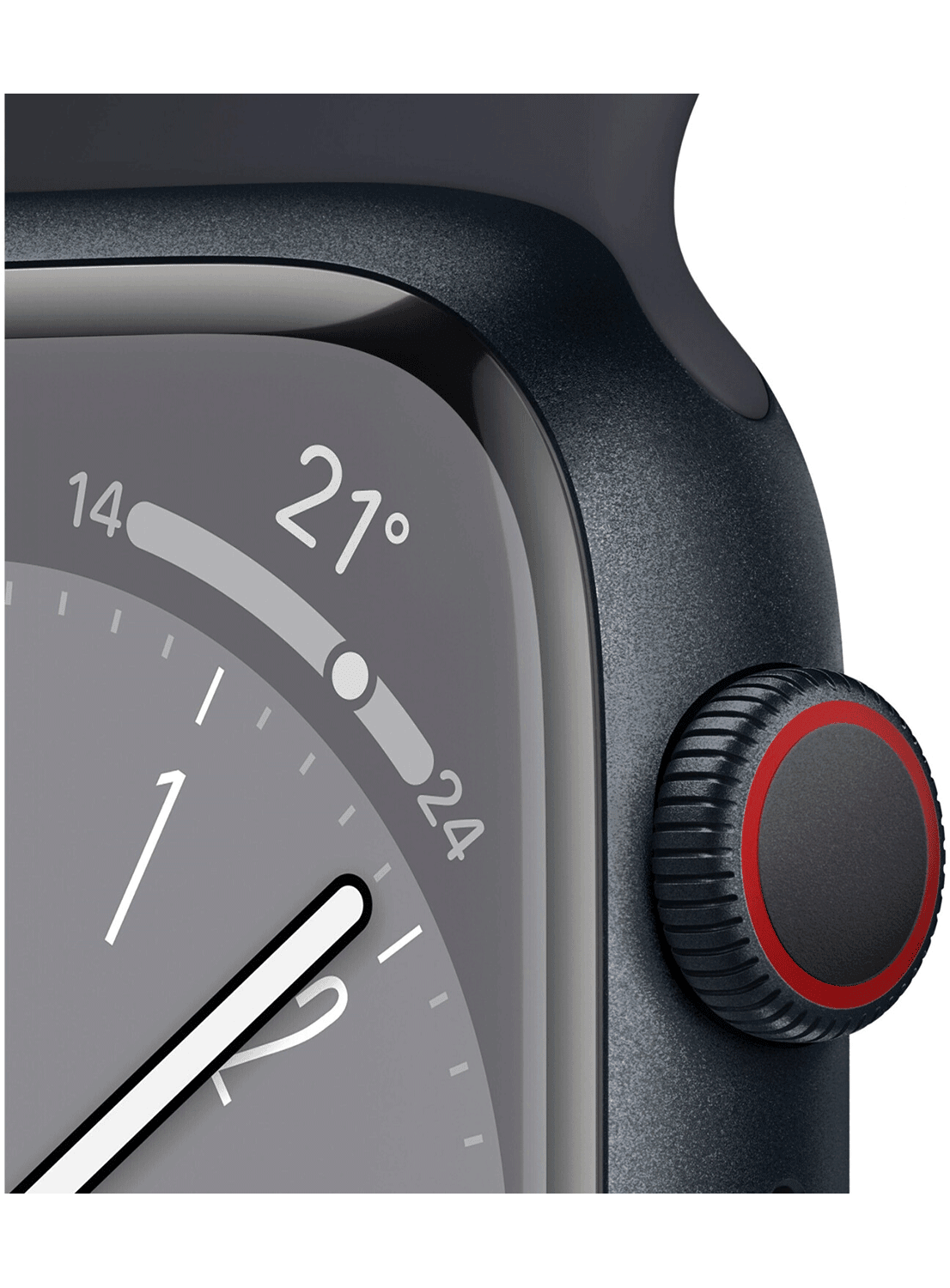 Apple Watch Series 8 4G 41mm Aluminium Case avec bracelet en silicone