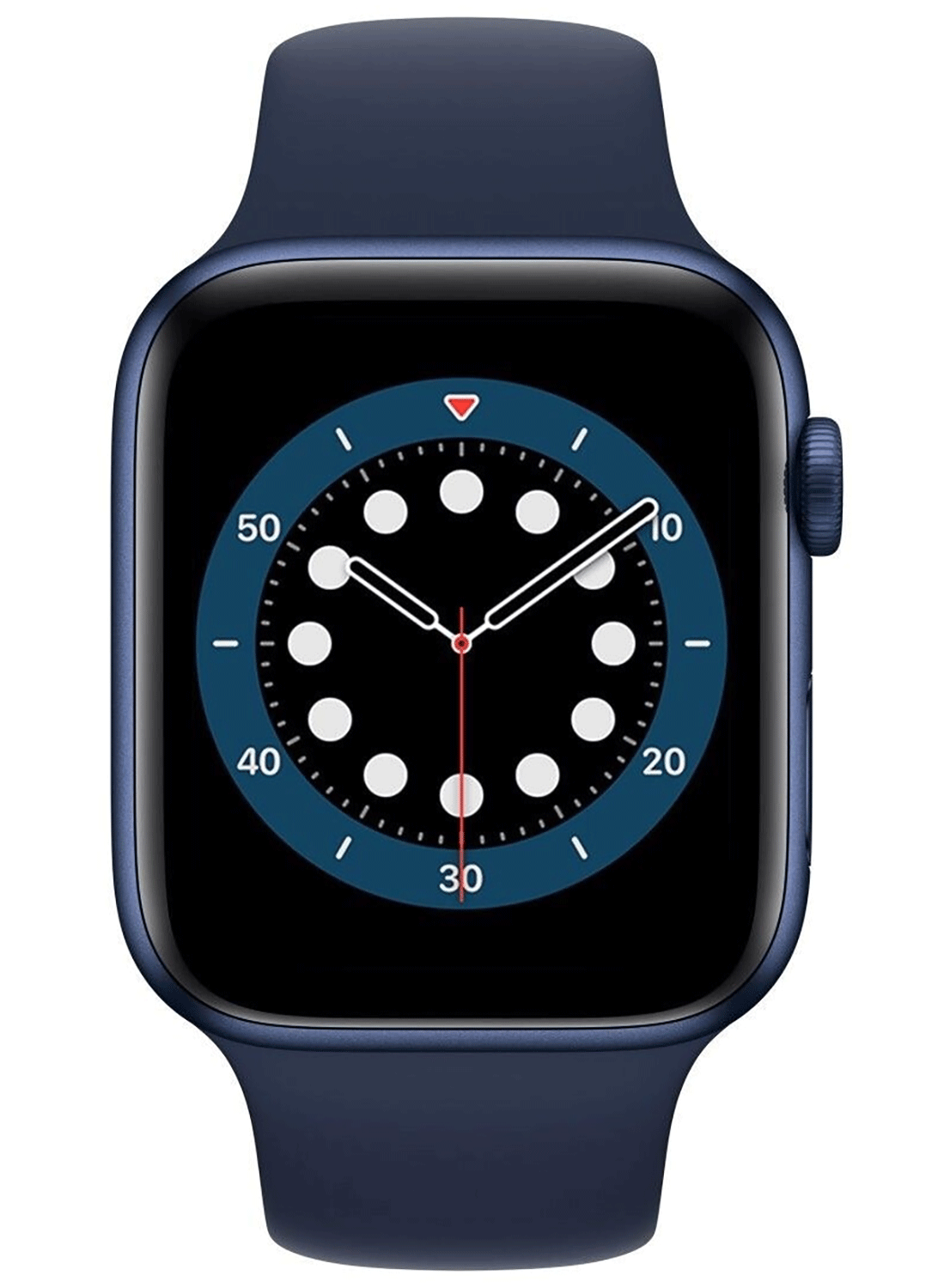 Apple Watch 6 GPS 44mm Aluminium Case avec bracelet en silicone