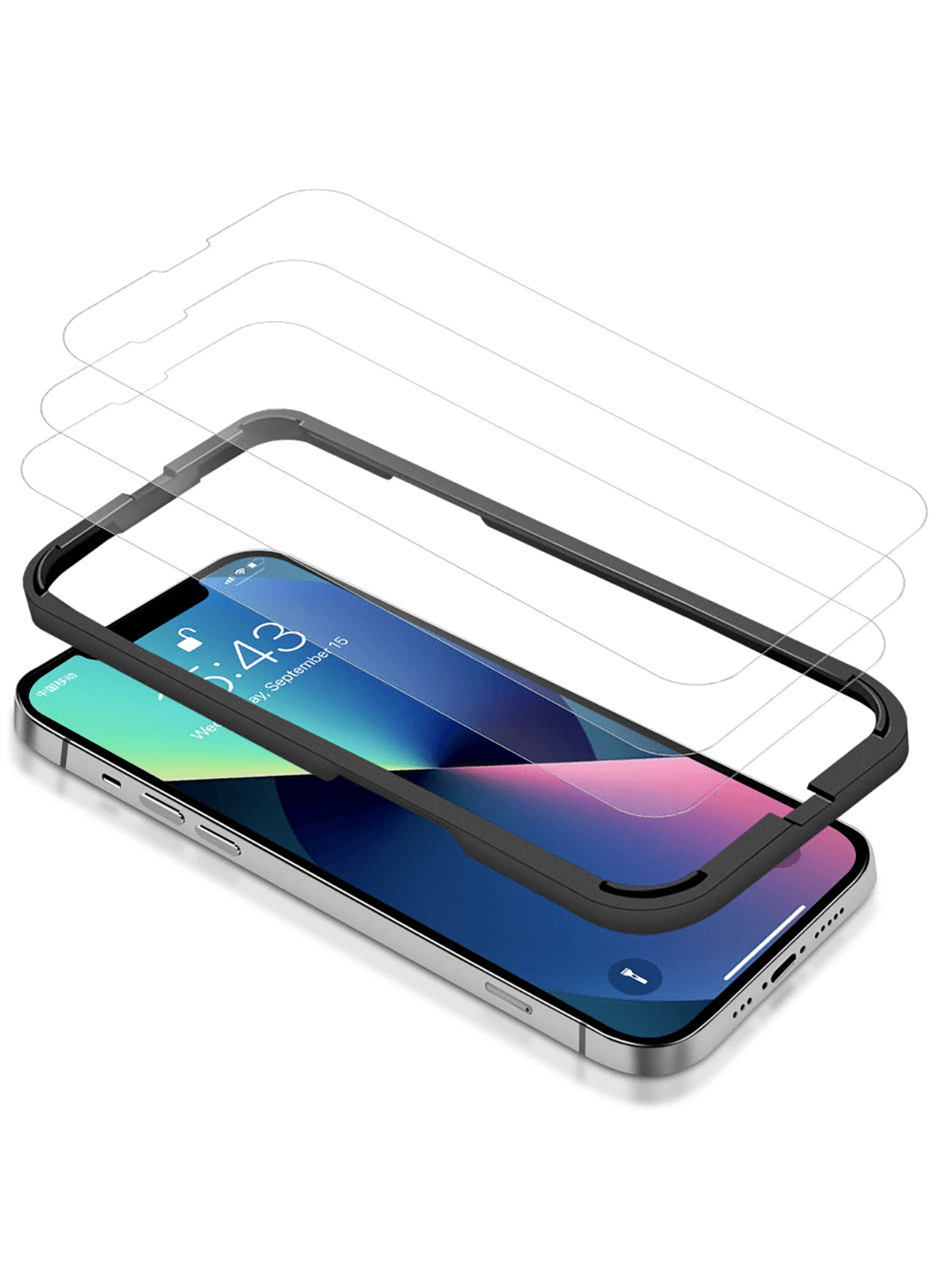 PanzerSchutz 9H Elite für iPhone 15 Serie (3 Stück) - CarbonPhone