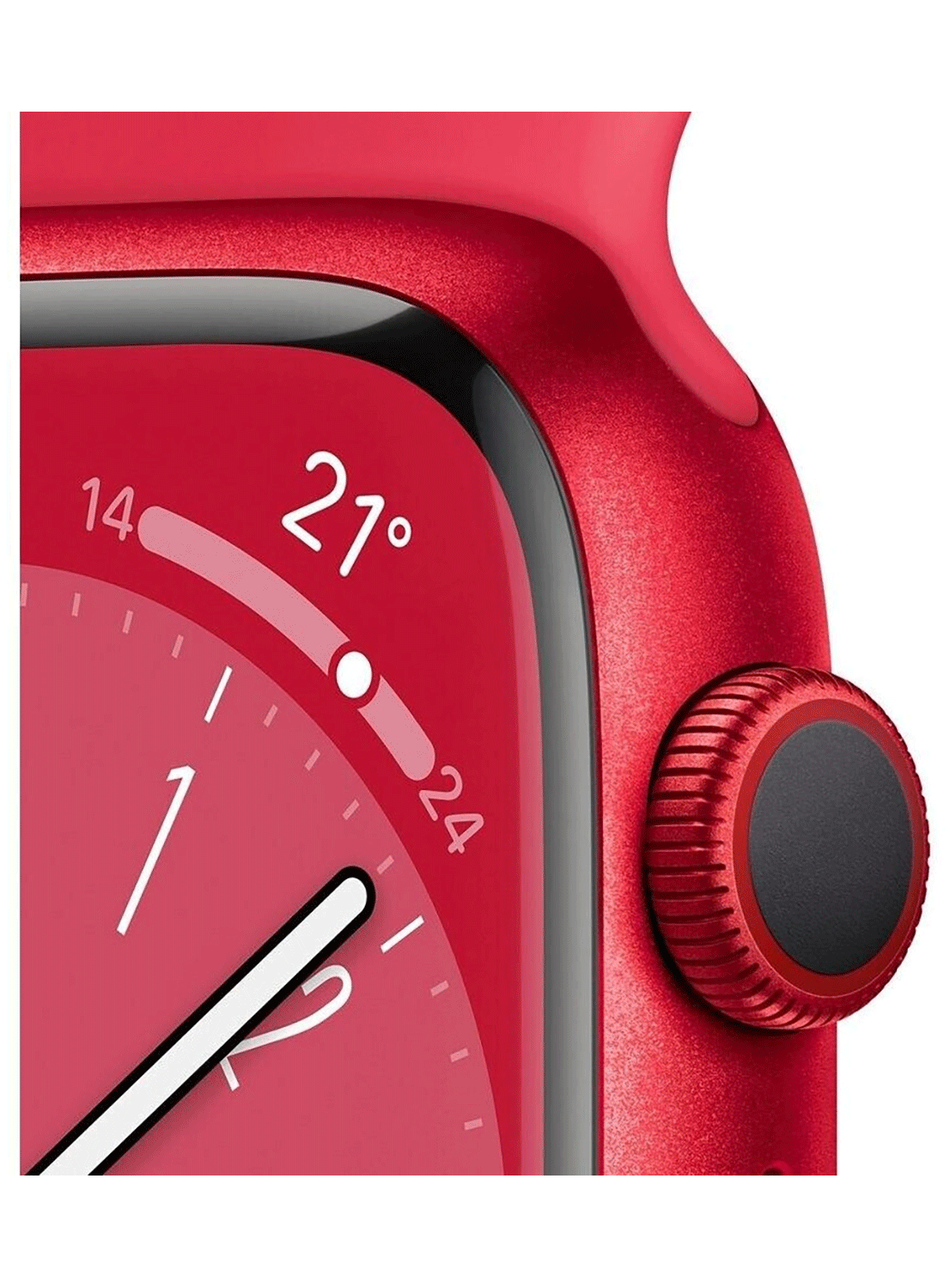 Apple Watch Series 8 4G 45mm Aluminium Case avec bracelet en silicone