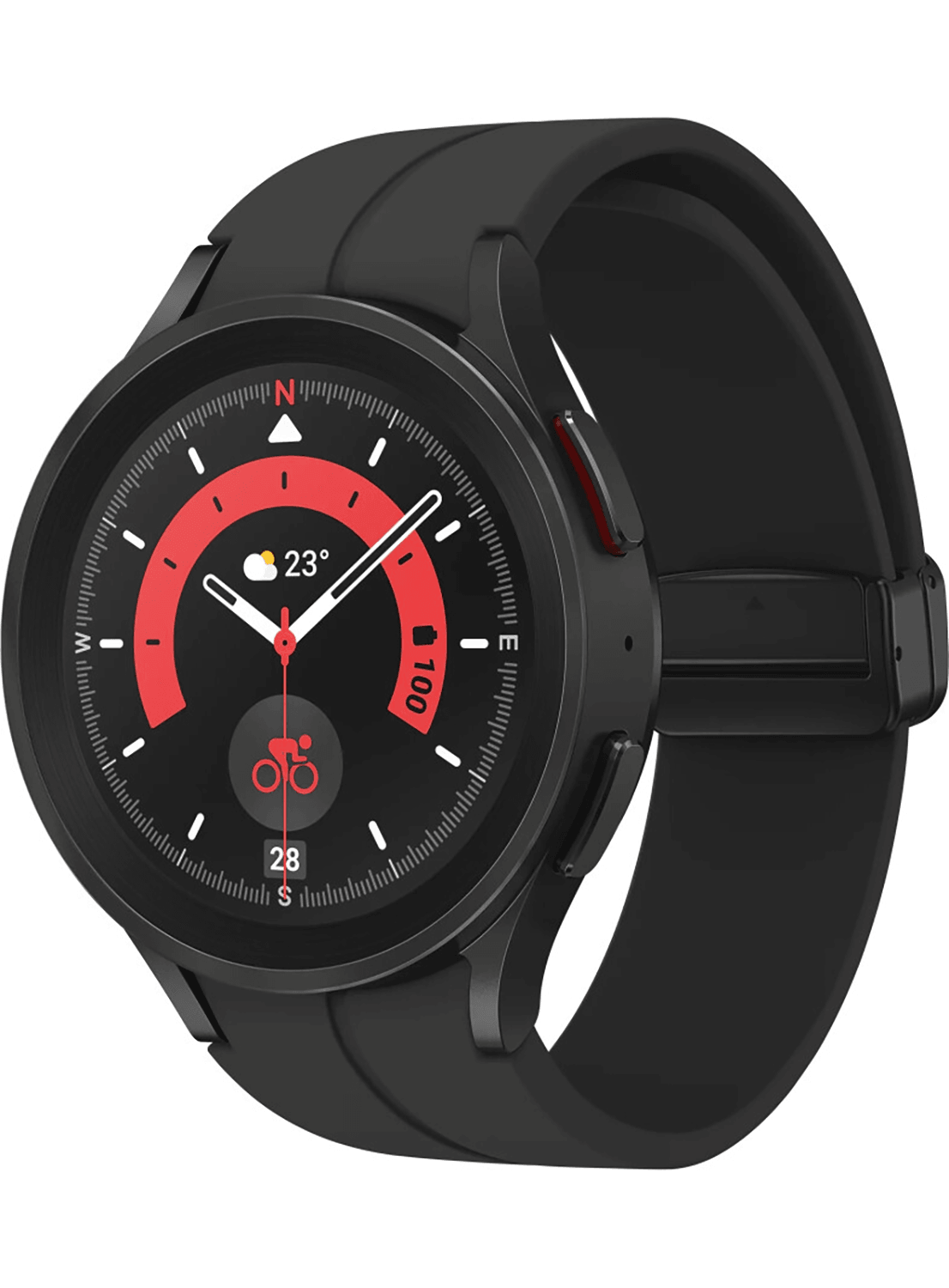 Samsung Galaxy Watch 5 Pro LTE 45mm SM-R925F mit Silicon Armband - CarbonPhone