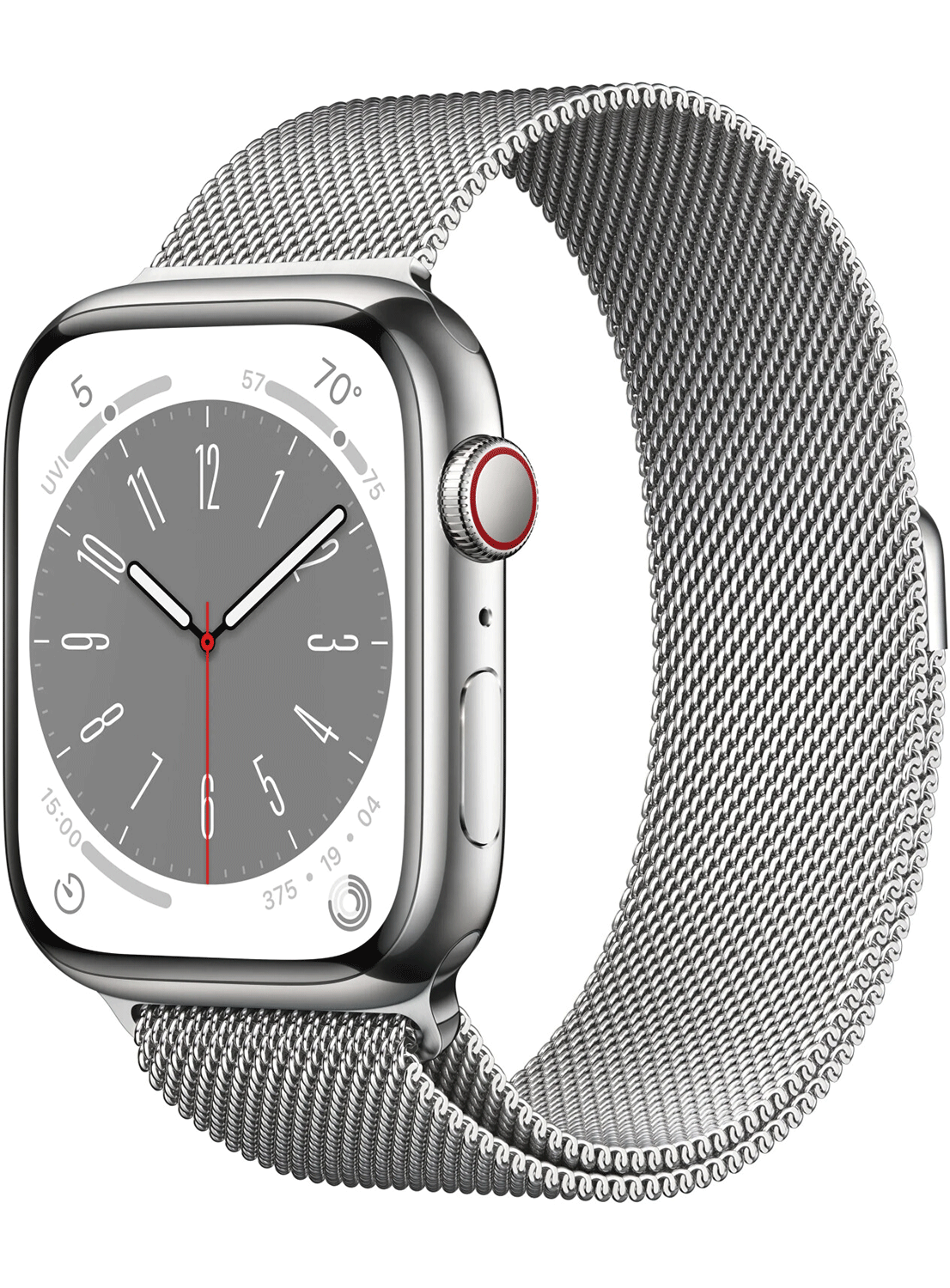 Apple Watch Series 8 4G 45mm acier inoxydable Case